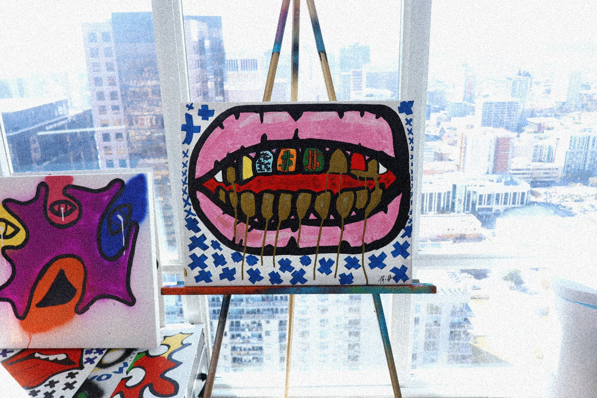 Studio Sessions Part 1: 1/1 Painting "Luxury Is Language"